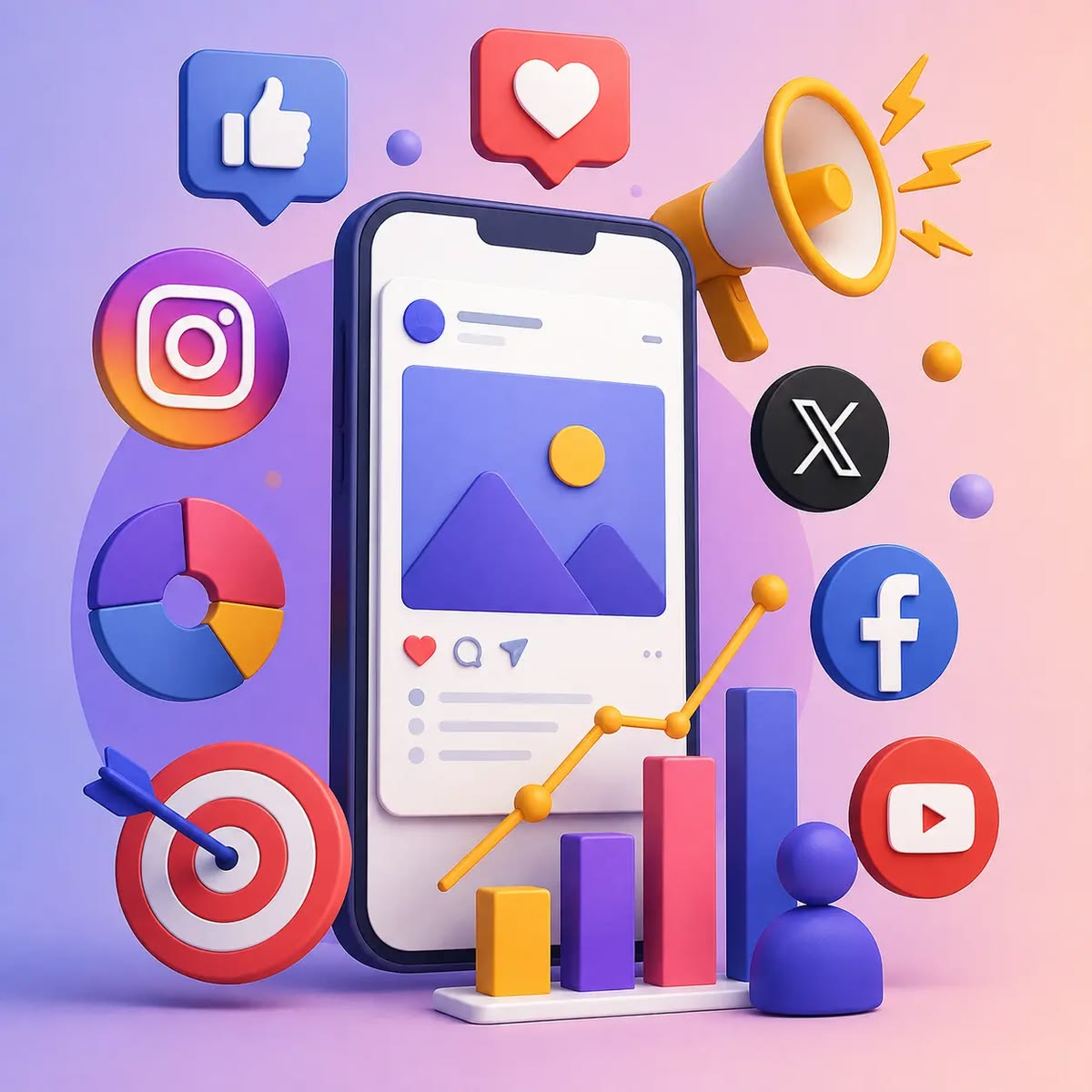 Social Content Campaign concept project: A cohesive post-grid concept for a brand launch.